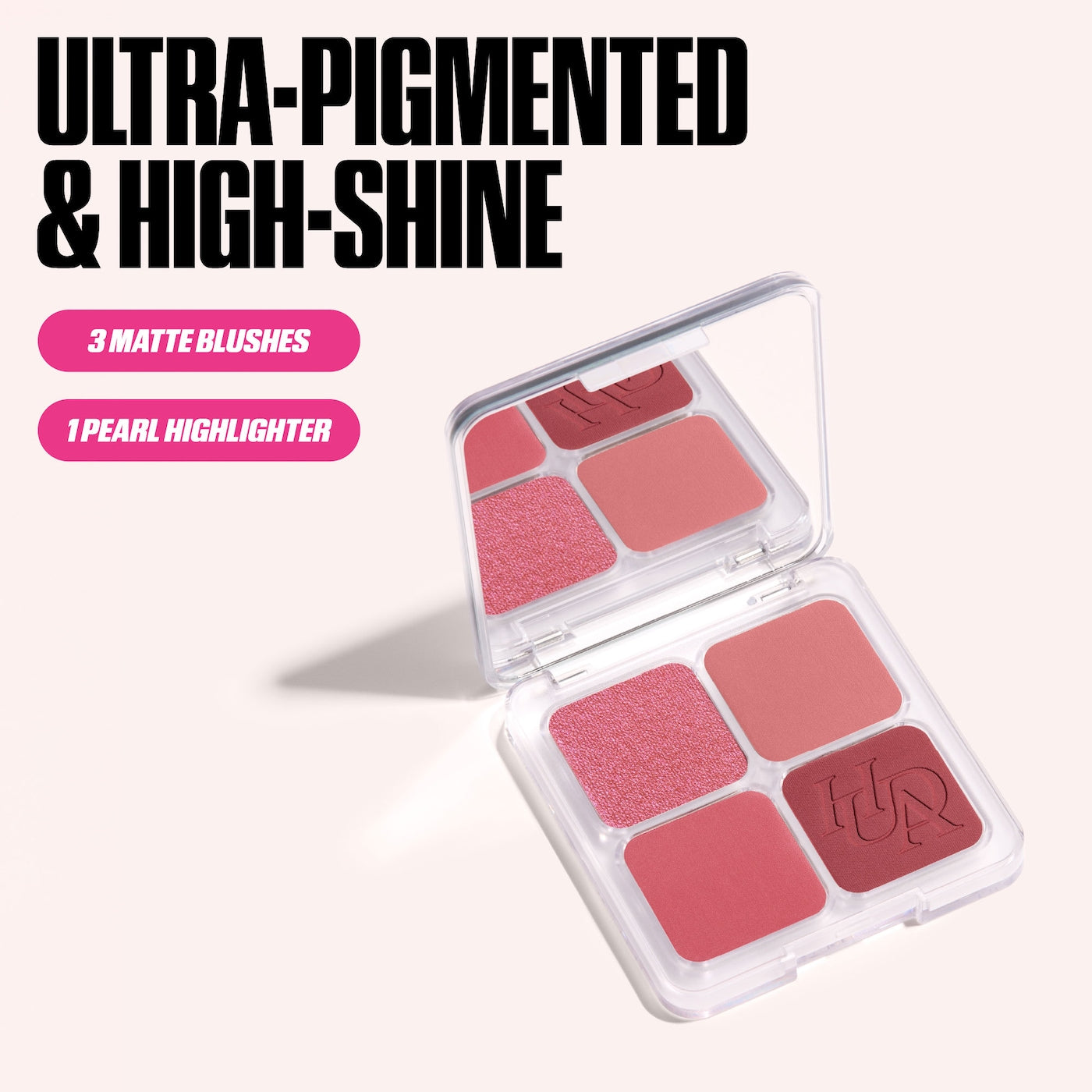 HUDA BEAUTY Blush Filter Blurring Blushlighters Palette- ROSE BERRY