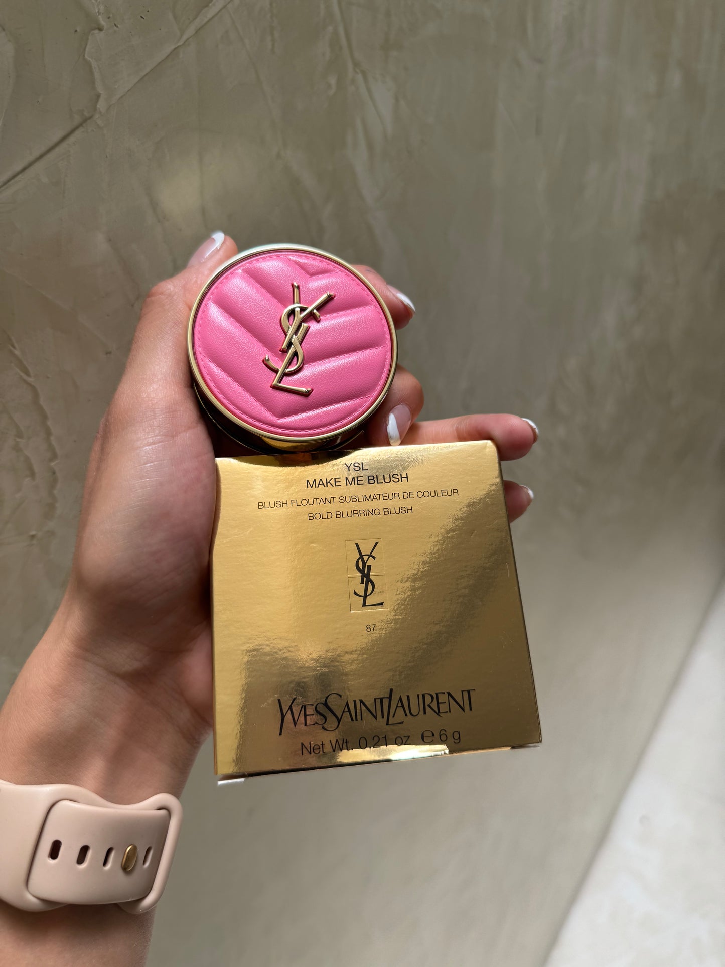 Yves Saint Laurent Make Me Blush 24H Buildable Powder Blush Tono- 87 PINK VOLTAGE