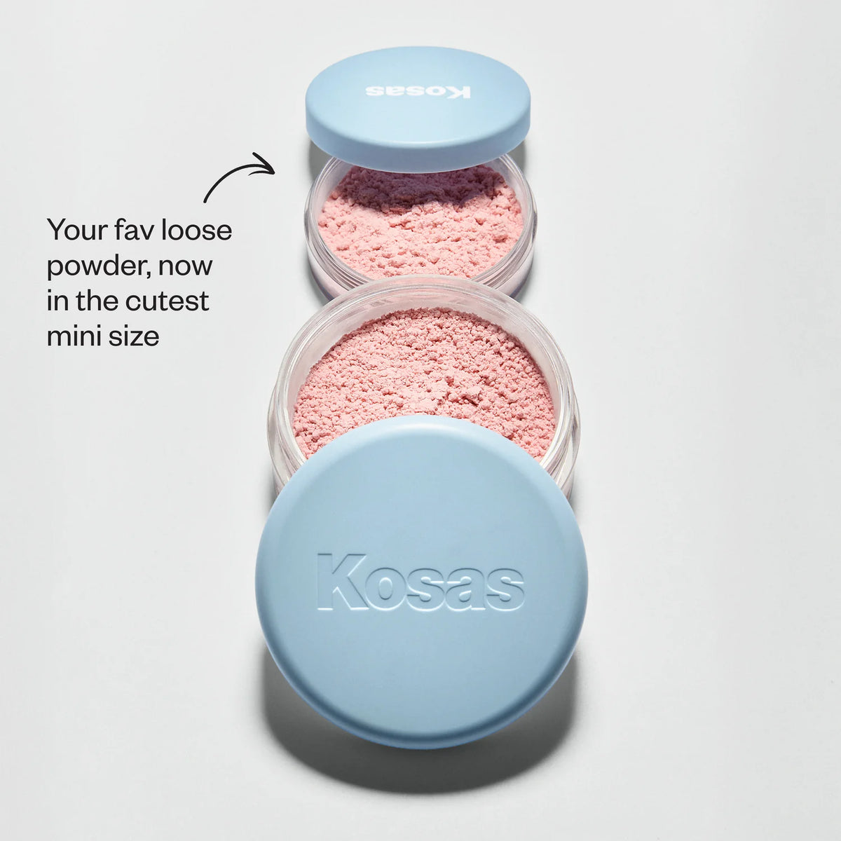 Kosas-Mini Cloud Set Loose Powder-Translucent Setting + Blurring Powder tono- candy