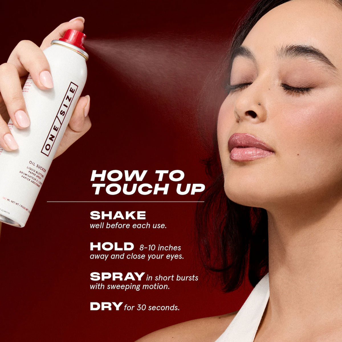 ONE/SIZE by Patrick Starrr-Oil Sucker Liquid Blotting Paper Touch Up Spray