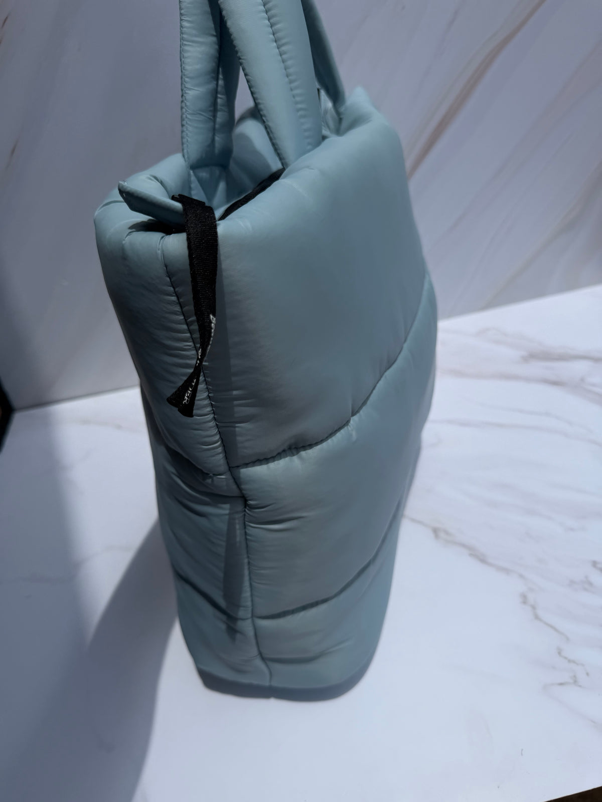 Puffy Tote Bag Sephora baby blue