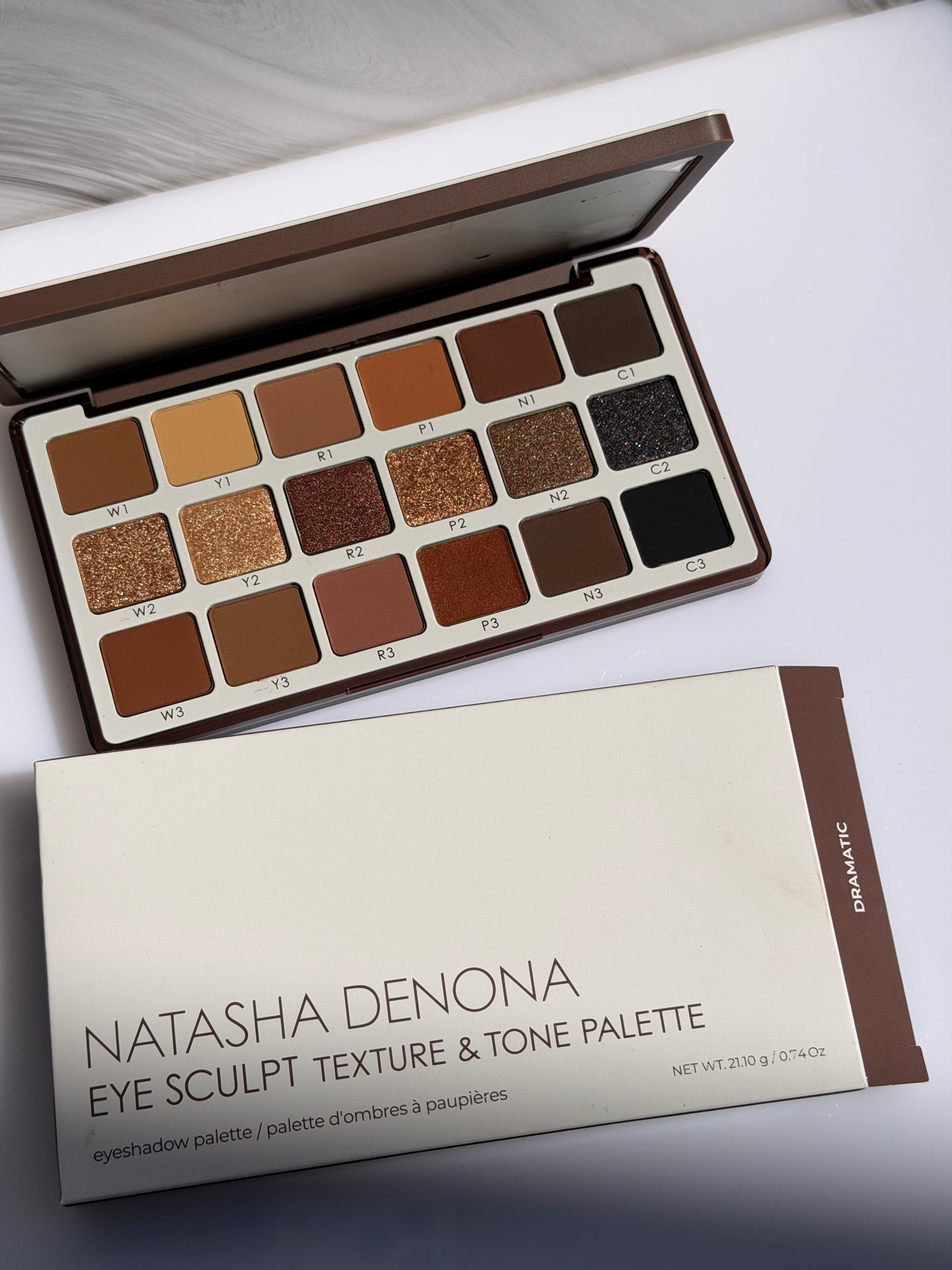 NATASHA DENONA Eye Sculpt Texture & Tone Eyeshadow Palette- DRAMATIC