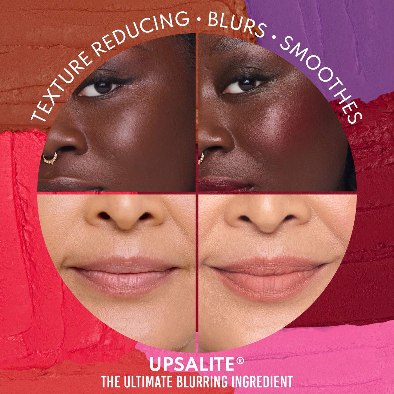 Mini Danessa Myricks Beauty Yummy Skin Blurring Balm Powder Flushed - Matte Color for Cheek & Lipi Tono- ROSÉ N BRUNCH