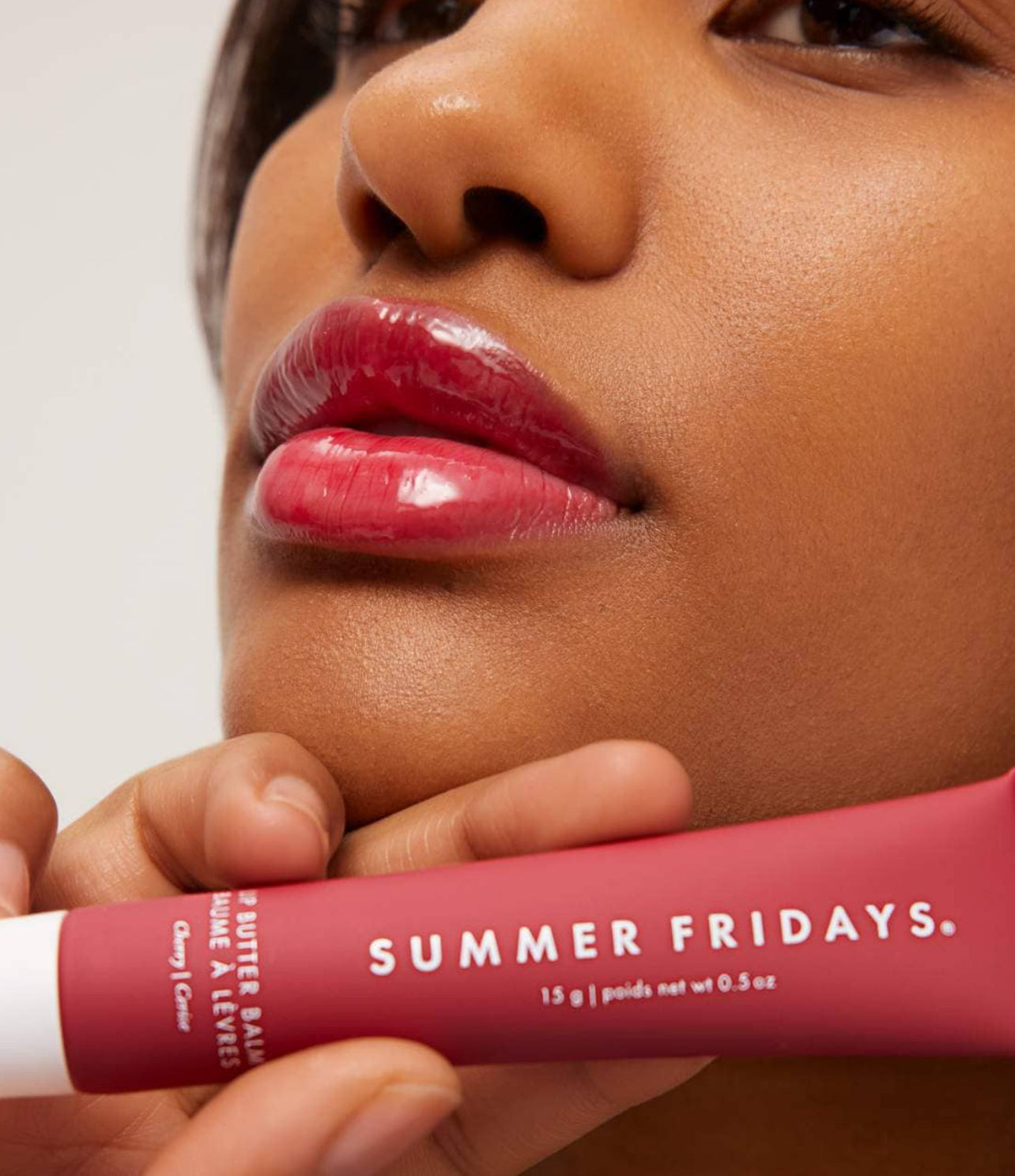 Lip Butter Balm for Hydration & Shine- Summer Fridays- CHERRY