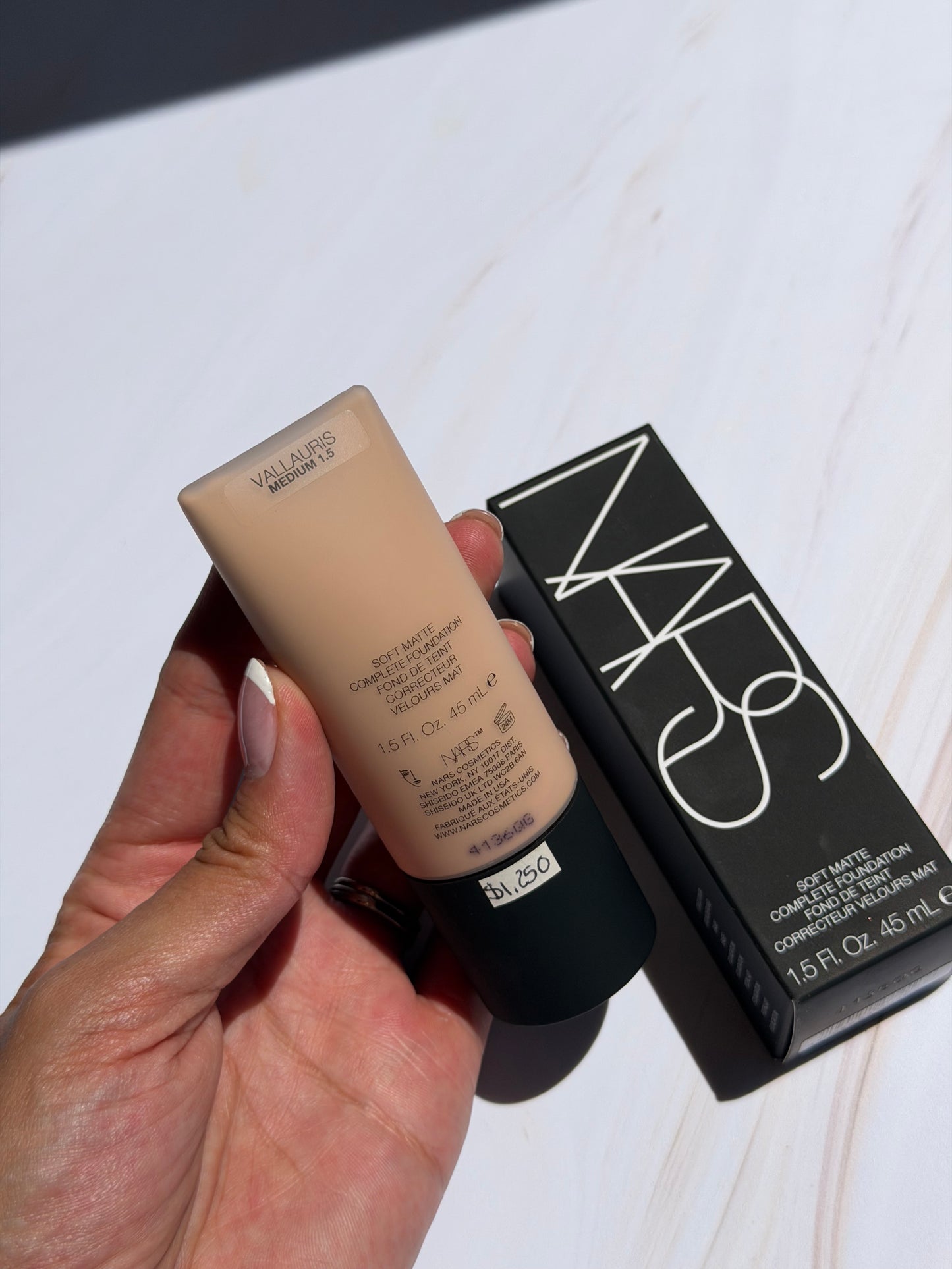 SOFT MATTE FOUNDATION- NARS Tono Vallauris Medium 1.5