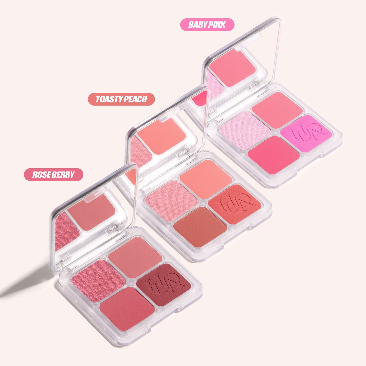 HUDA BEAUTY Blush Filter Blurring Blushlighters Palette- TOASTY PEACH