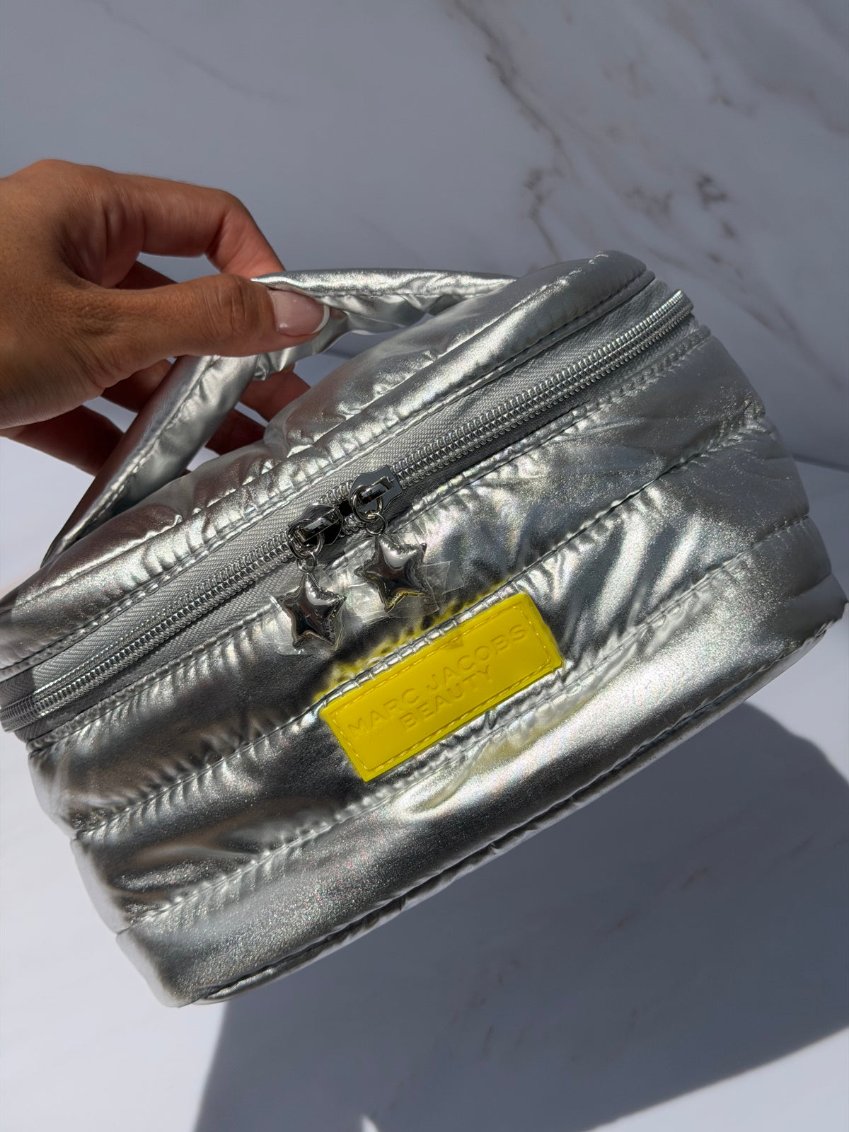 Makeup Bag- MARC JACOBS cosmetiquera plata
