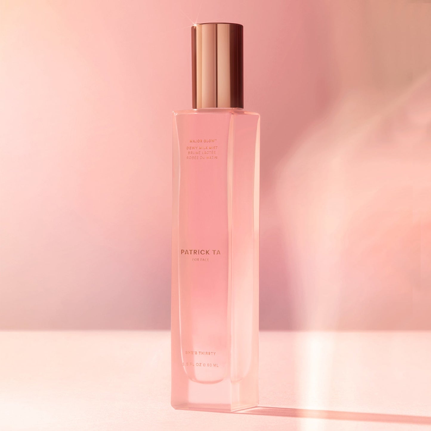 Major Glow Dewy Milk Mist Patrick Ta- She’s Thirsty