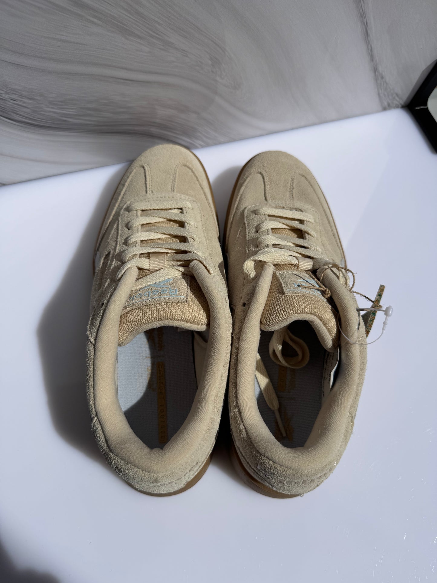 Tenis Reebok 25MX Beige con Azul