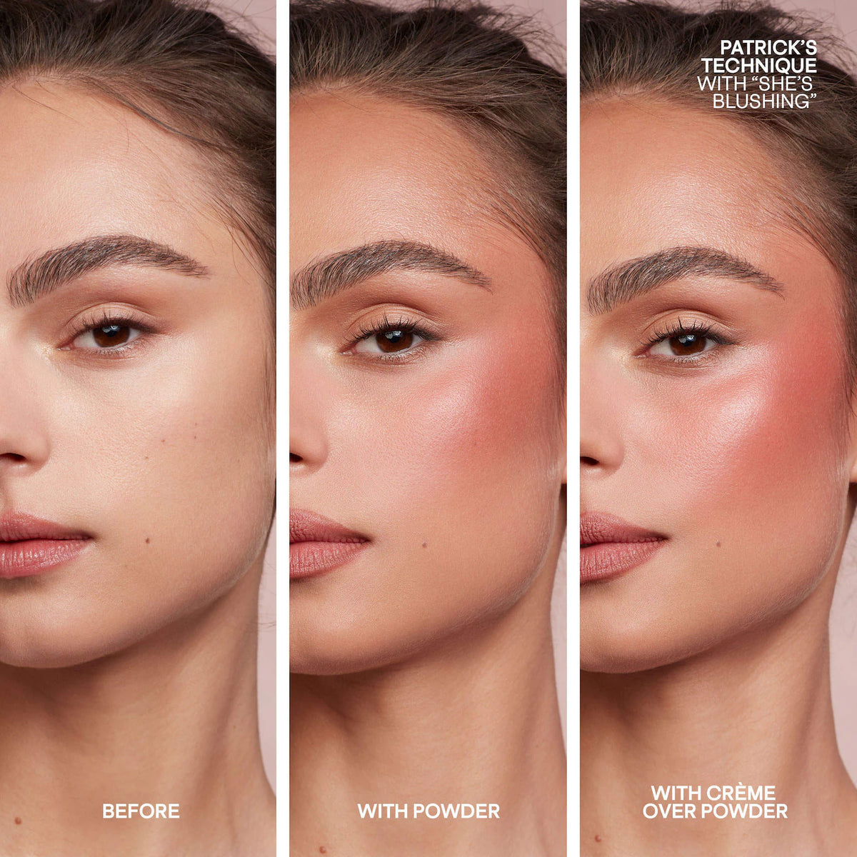 PATRICK TA - Mini Major Headlines Double-Take Crème & Powder Blush Duo tono-she’s blushing