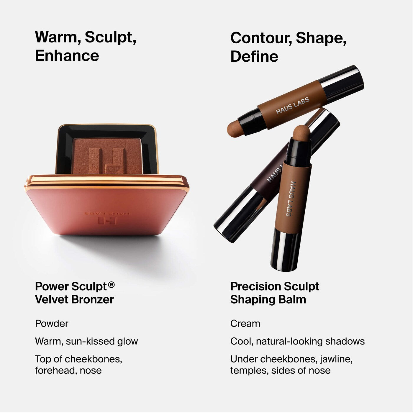 HAUS LABS BY LADY GAGA-Precision Sculpt Shaping Balm Contour Stick