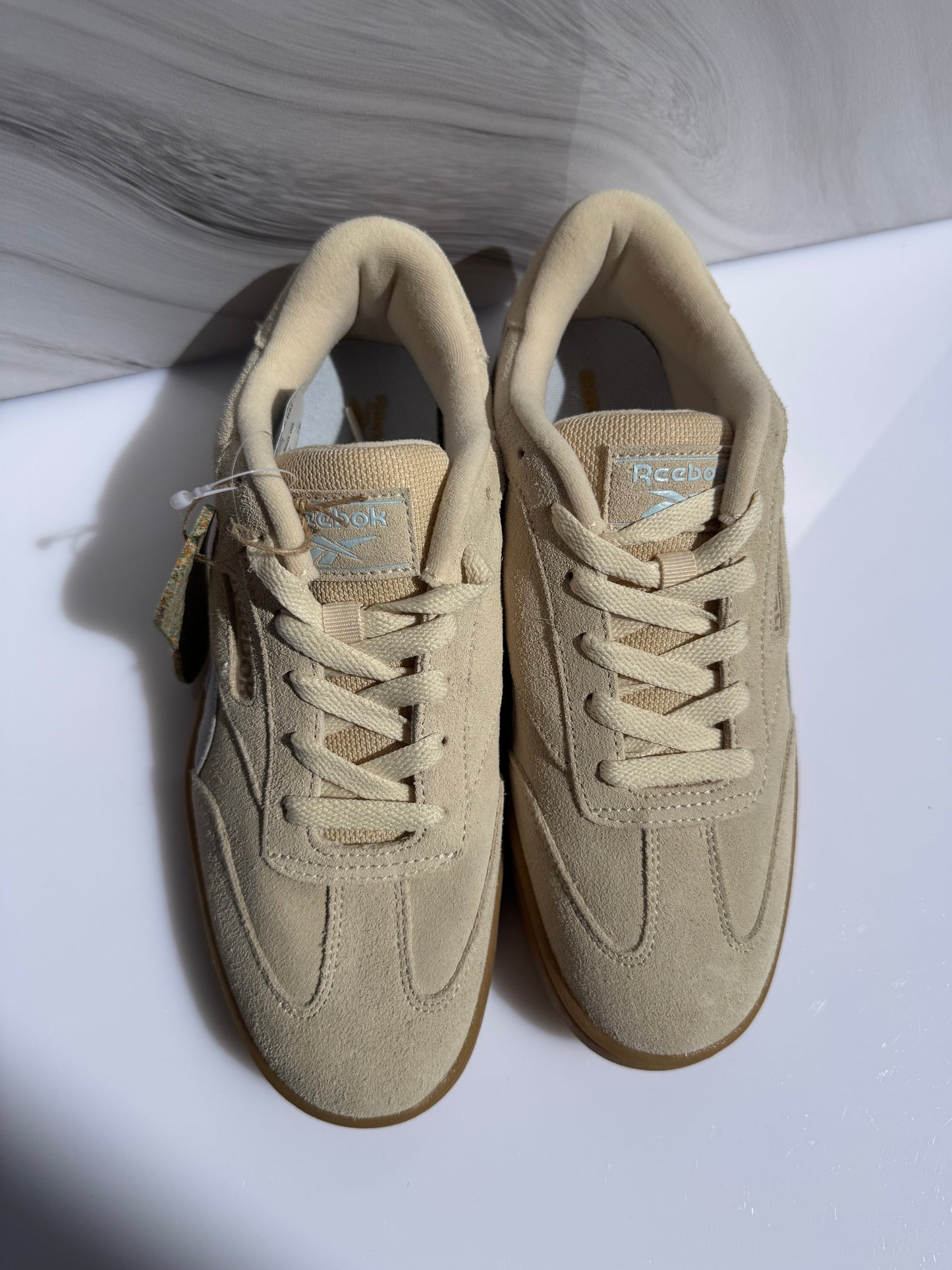 Tenis Reebok 25MX Beige con Azul