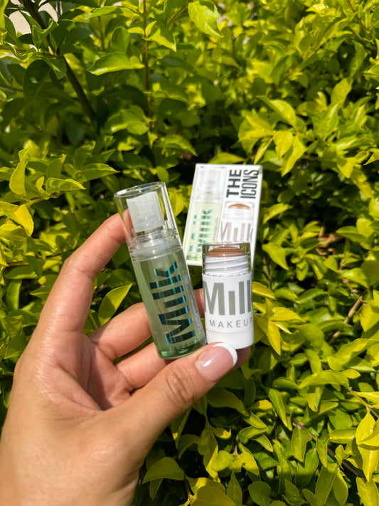 The Icons Set: Hydrating Primer + Cream Bronzer MILK MAKEUP