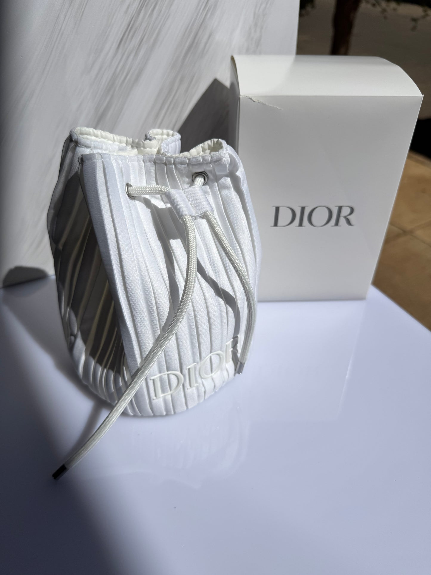Pouch Dior Blanco