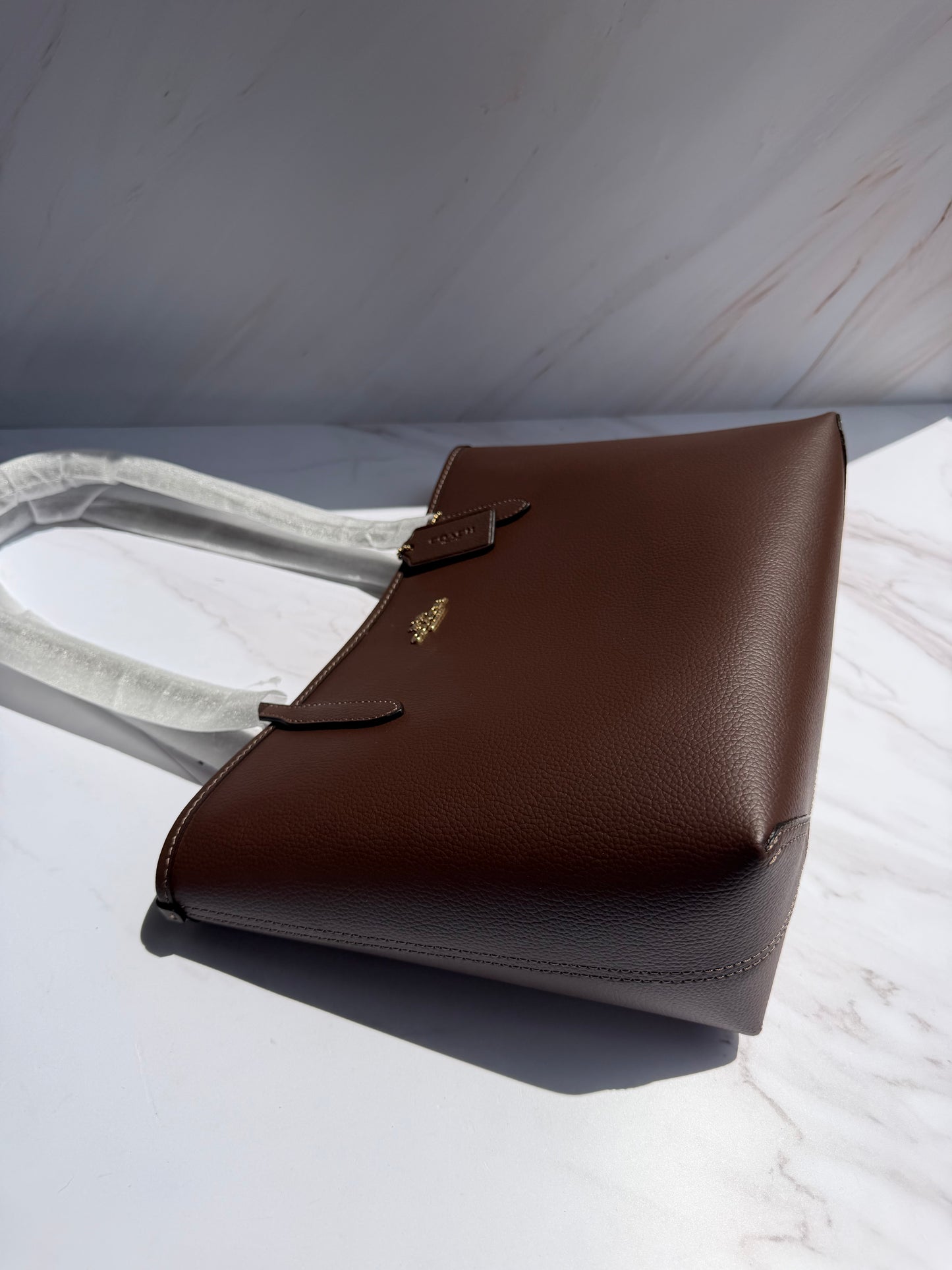 Medium City Tote Bag- Maple (café)