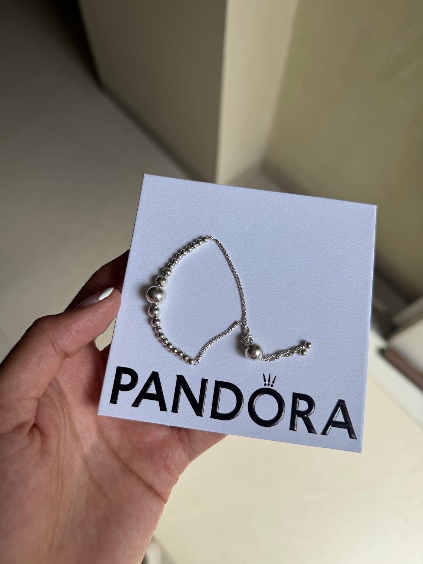 Brazalete Ajustable PANDORA Plata