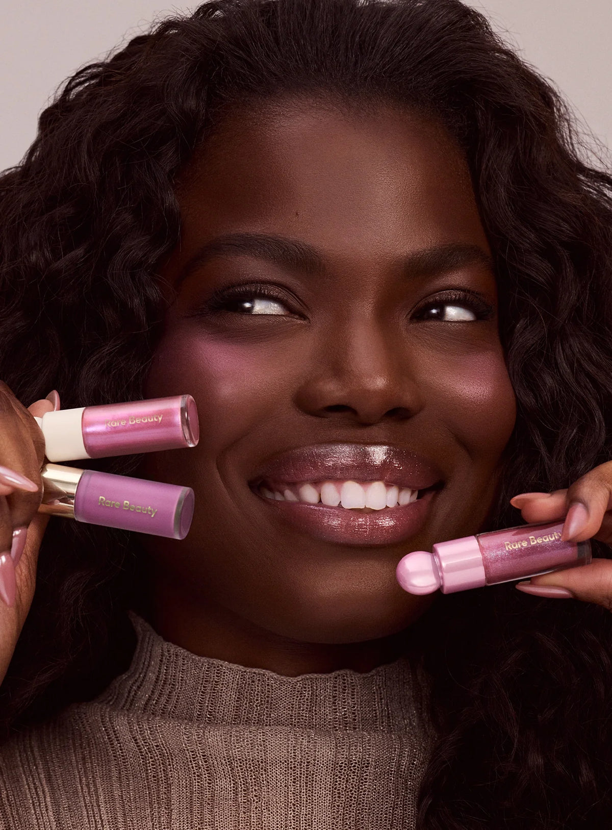 RARE BEAUTY-Violet Faves Mini Cheek & Lip Trio