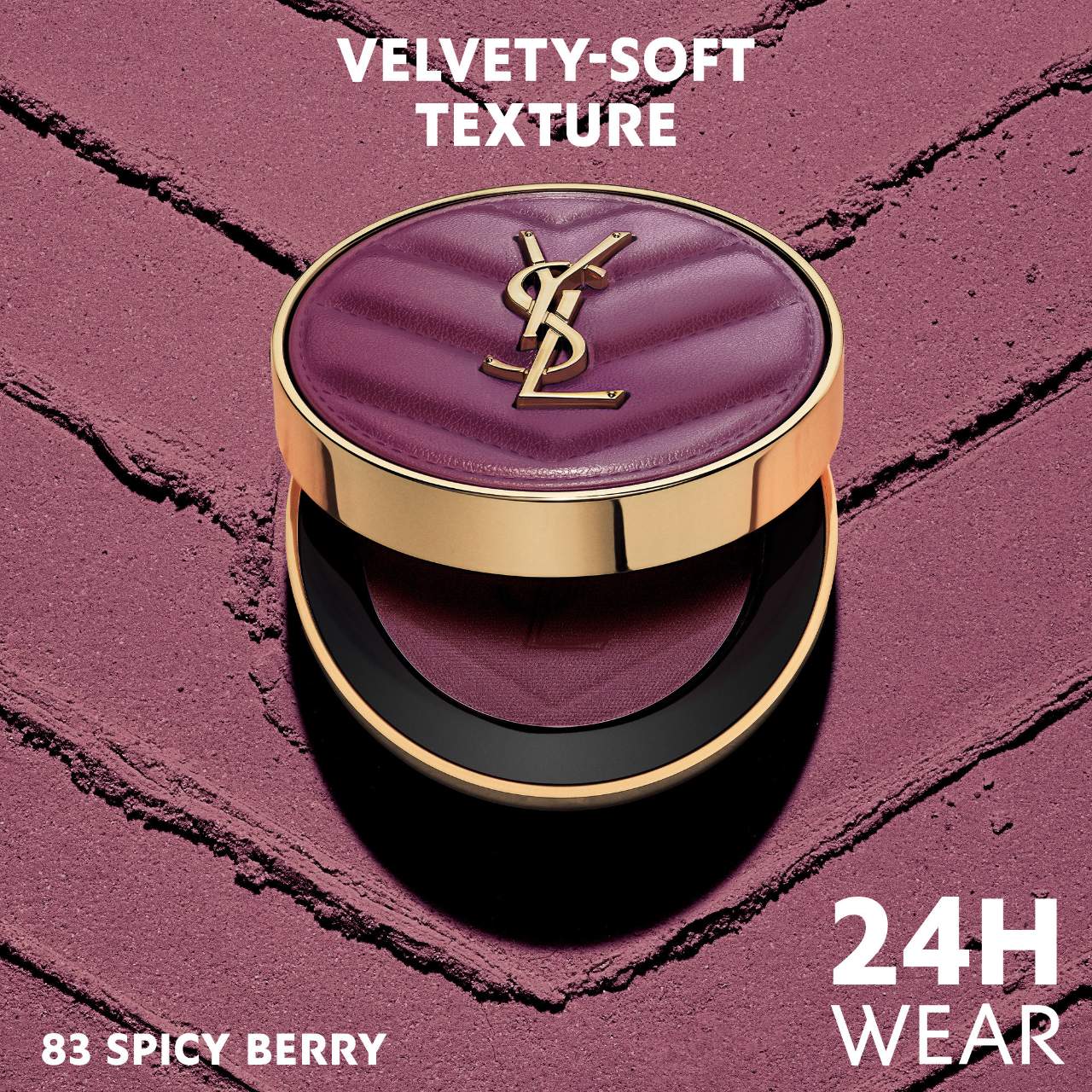 Yves Saint Laurent Make Me Blush 24H Buildable Powder Blush tono-  83 Spicy Berry YSL