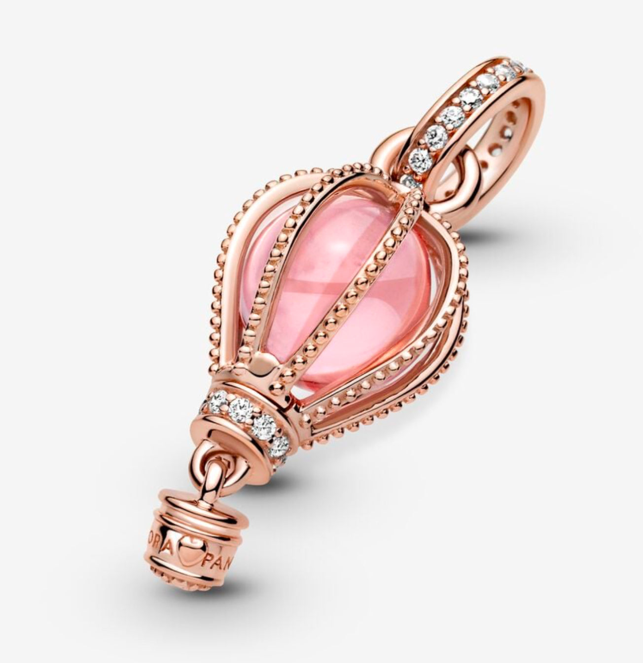 Charm Globo Oro Rosa