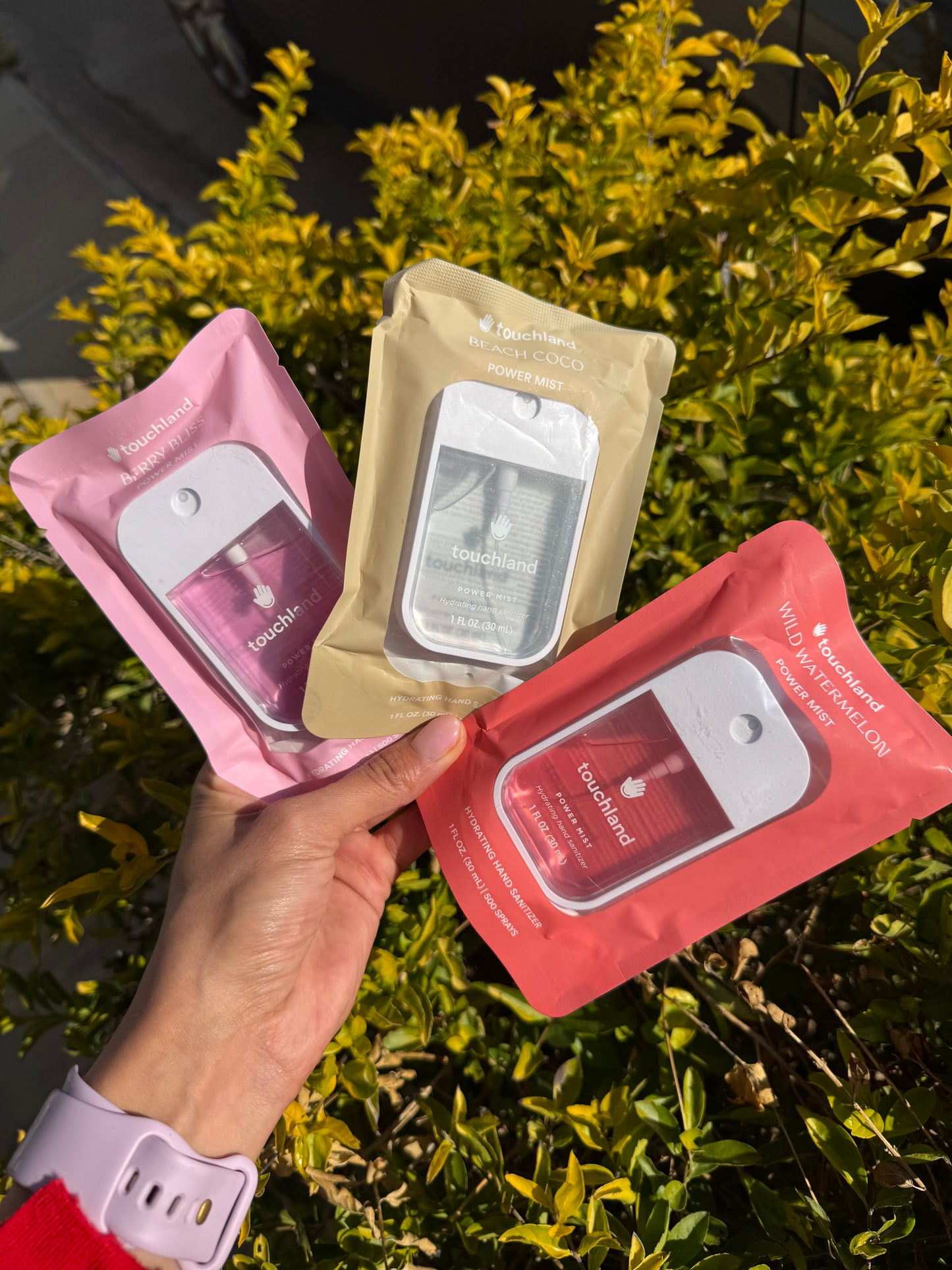 Touchland Power Mist Hydrating Hand Sanitizer- BERRY BLISS