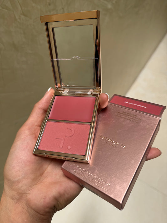 Major Headlines Double-Take Crème & Powder Blush Duo - She Goes to the gym- Patrick Ta