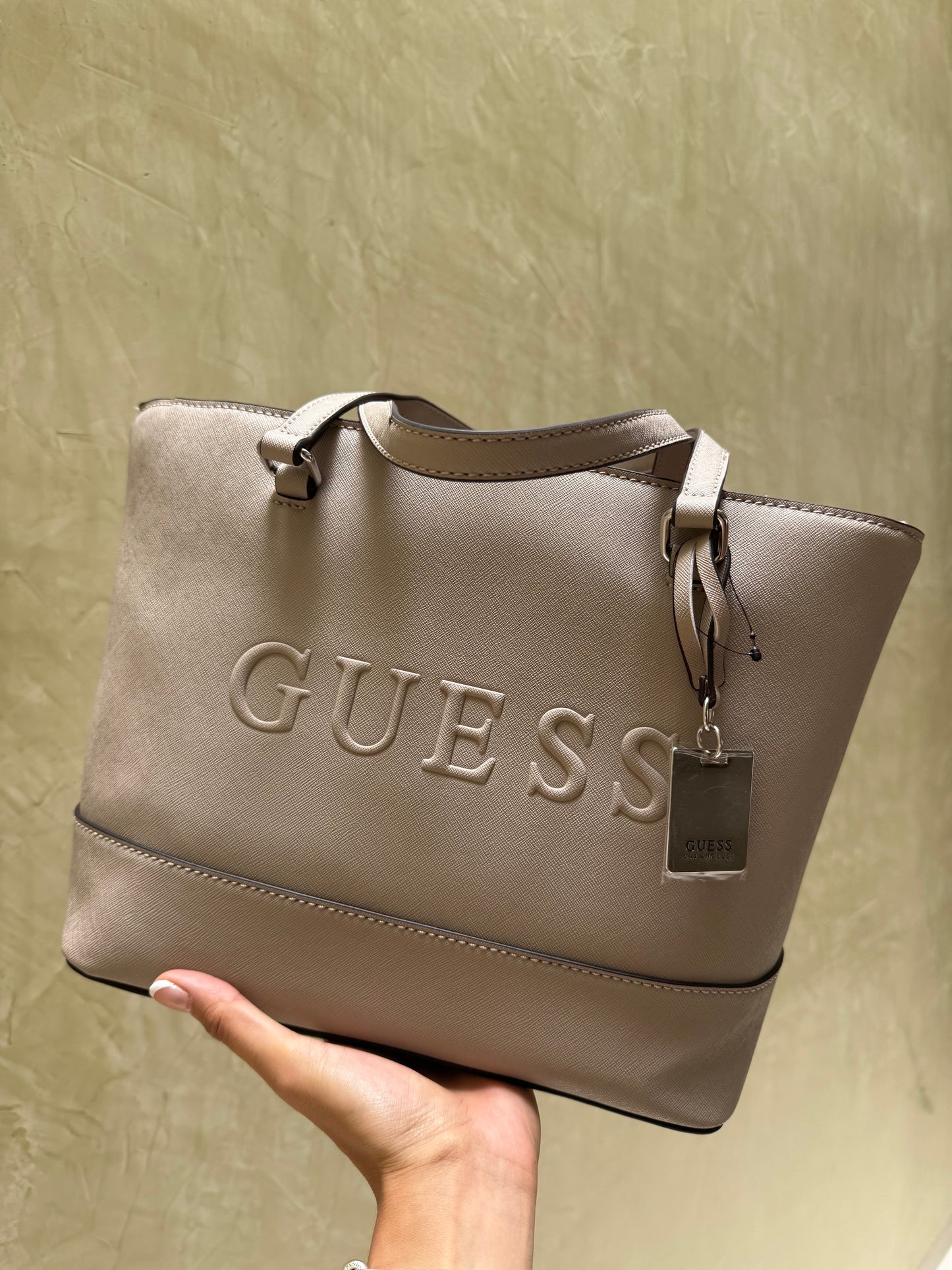 Shoulder Bag GUESS Beige