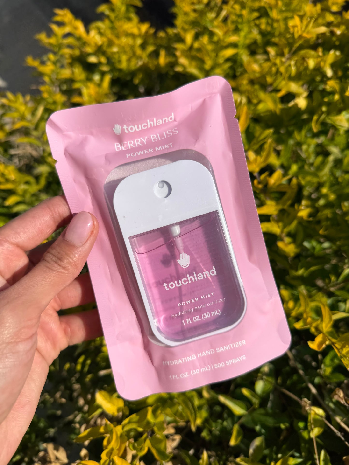 Touchland Power Mist Hydrating Hand Sanitizer- BERRY BLISS