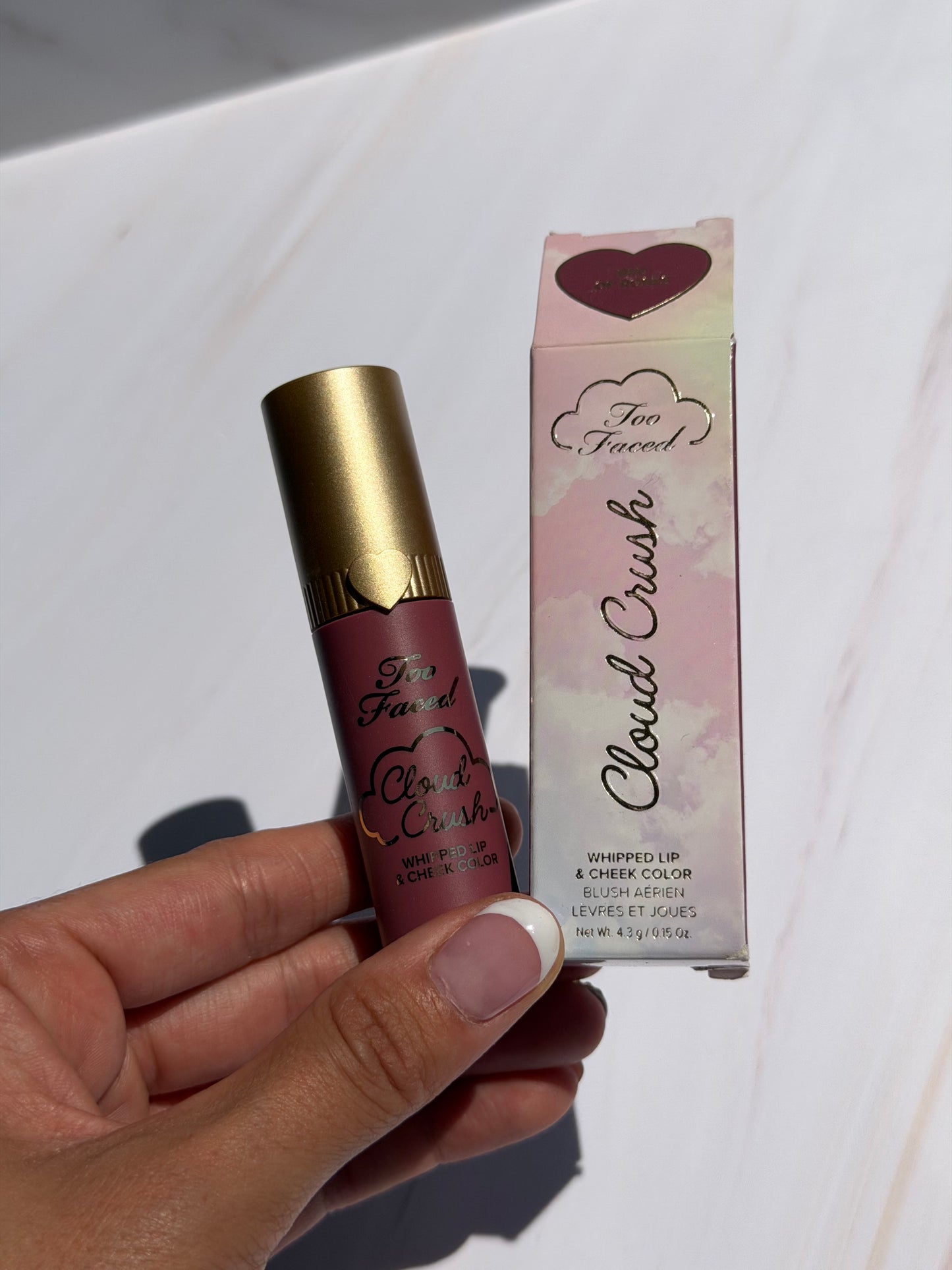 Too Faced 
Cloud Crush Whipped Lip & Cheek Blush