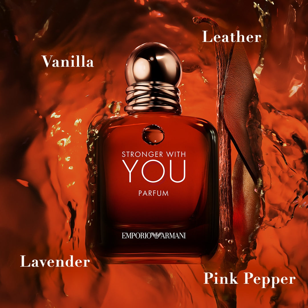 Armani Beauty -Stronger With You Parfum with Vanilla Leather & Lavender 100ml