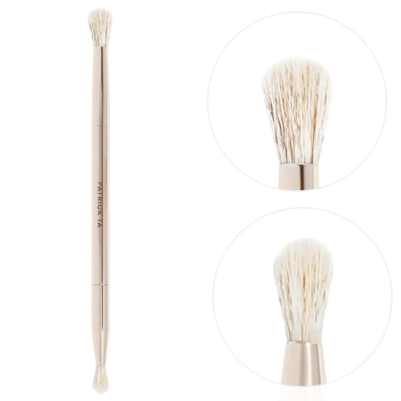 PATRICK TA Dual Ended Eyeshadow Brush- For Eyeshadow