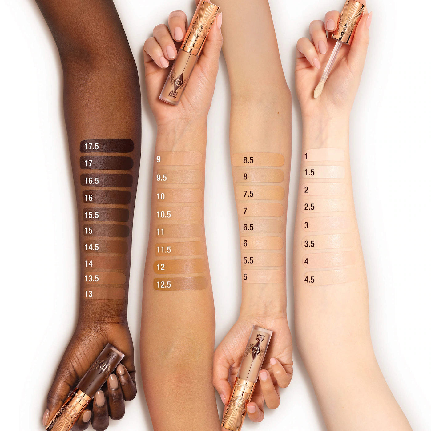 Charlotte Tilbury 
Airbrush Flawless Crease-Proof Long-Wear Blur Concealer with Hyaluronic Acid