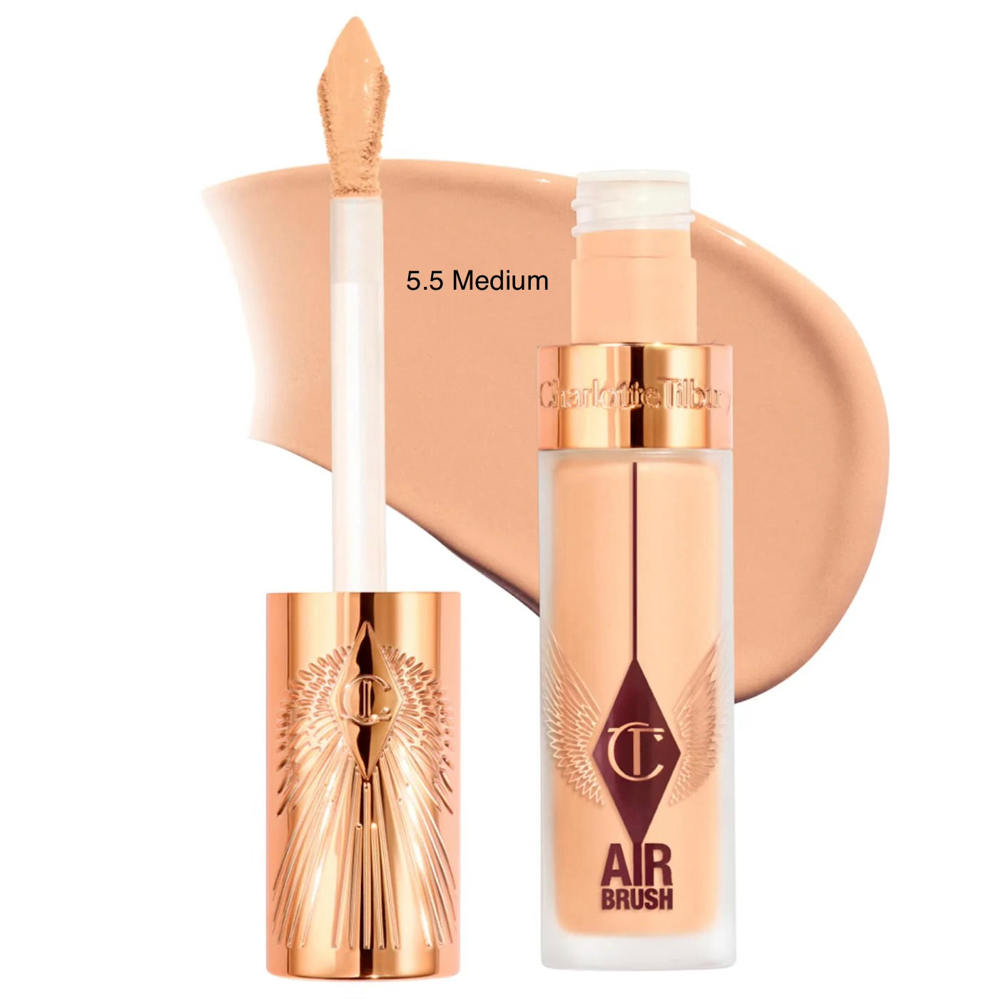 Charlotte Tilbury 
Airbrush Flawless Crease-Proof Long-Wear Blur Concealer with Hyaluronic Acid