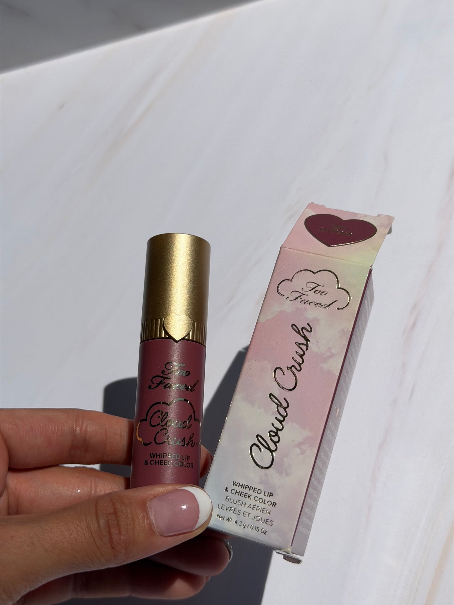 Too Faced 
Cloud Crush Whipped Lip & Cheek Blush