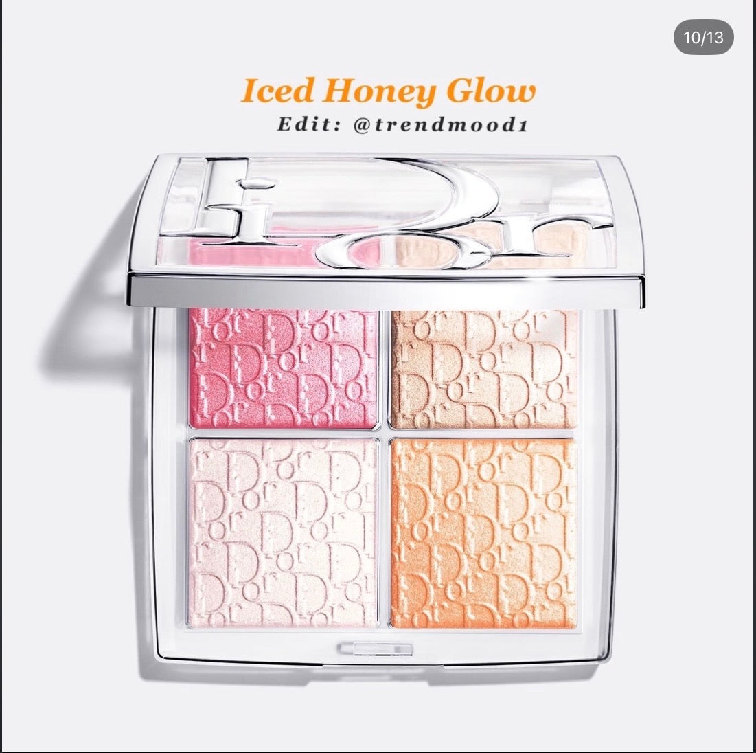 PREVENTA-Face Glow palette DIOR 007 ICED HONEY GLOW