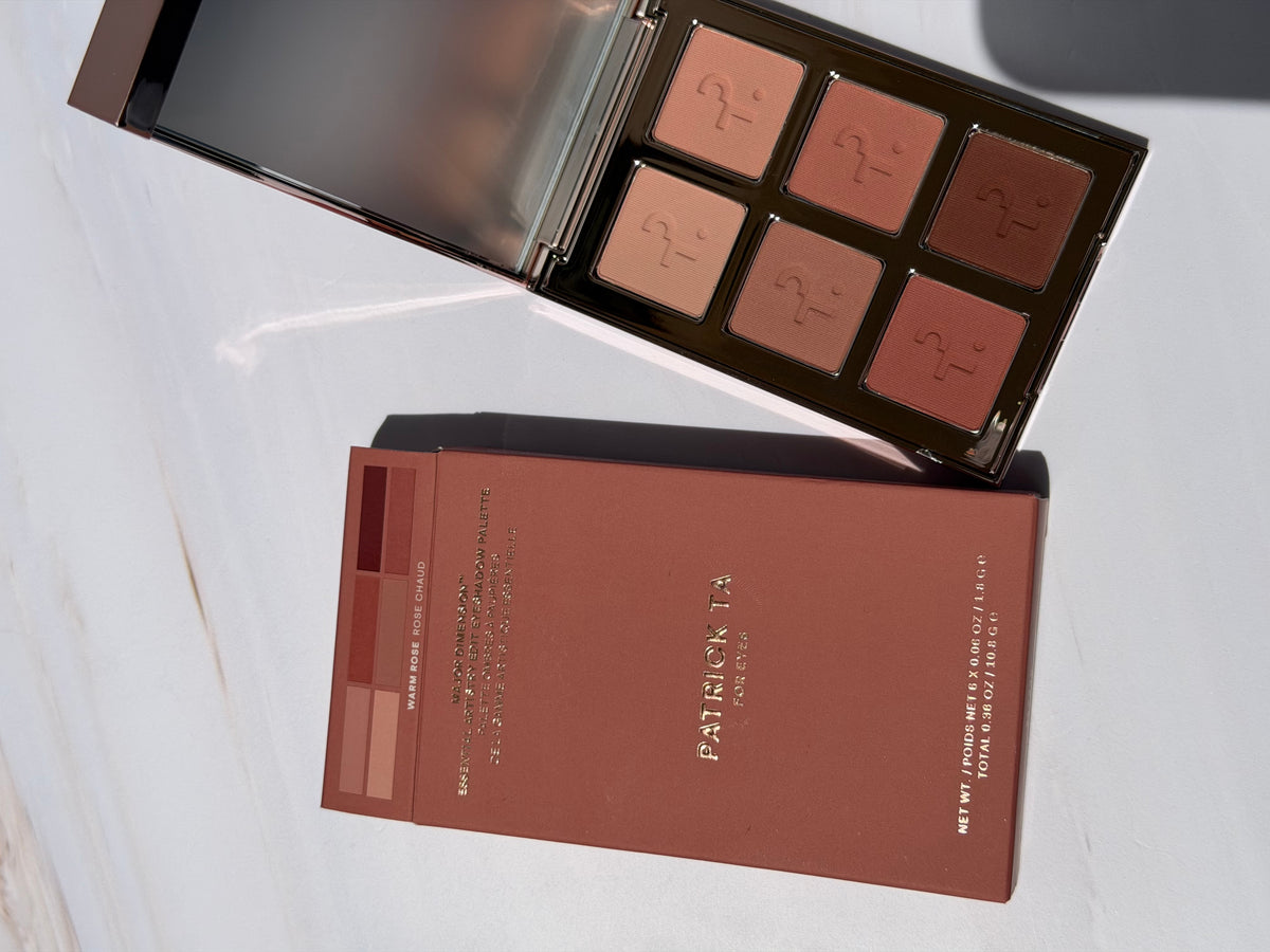 Major Dimension Essential Artistry Edit Eyeshadow Palette WARM ROSE - Patrick Ta