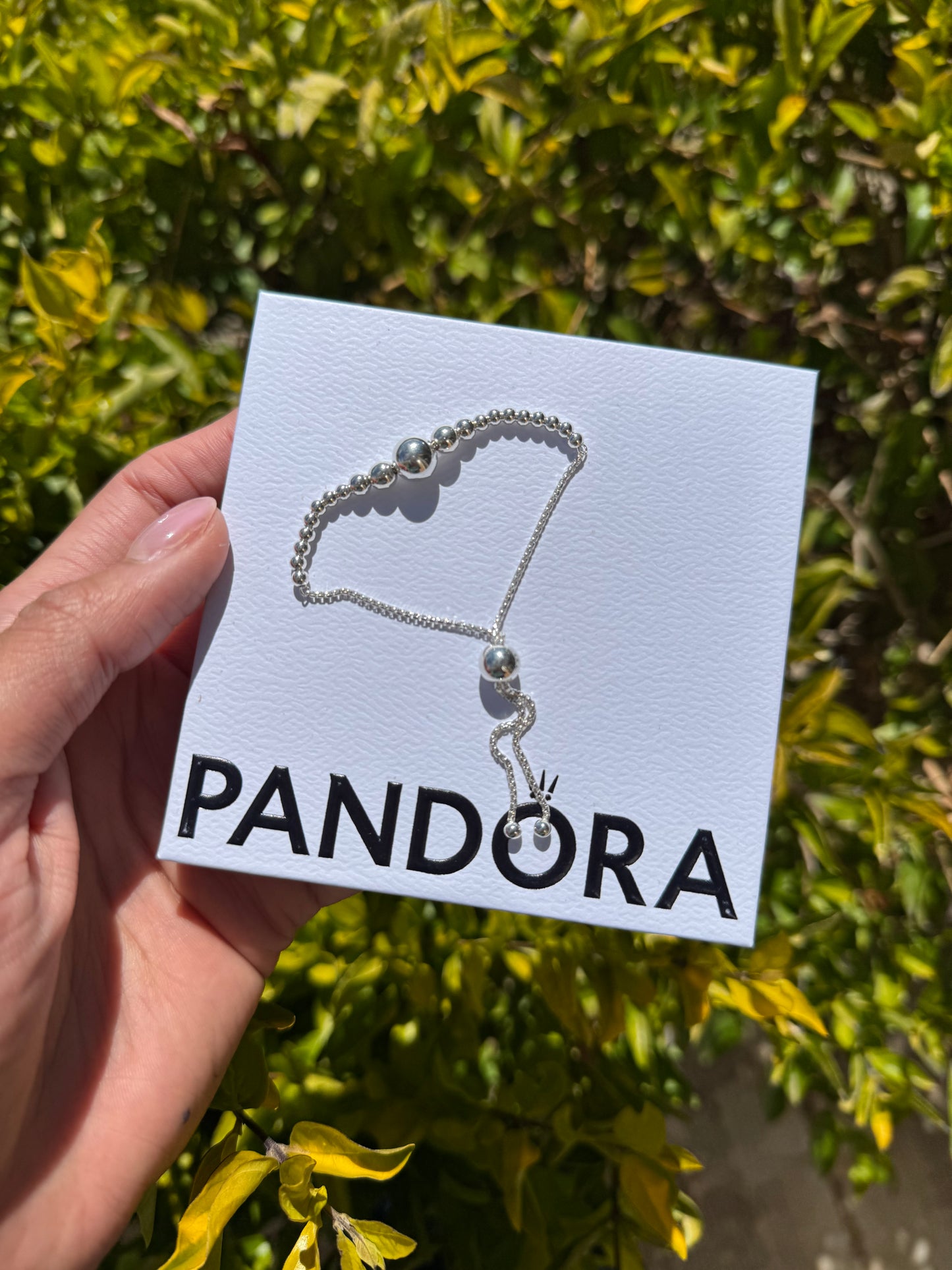 Brazalete Ajustable PANDORA Plata