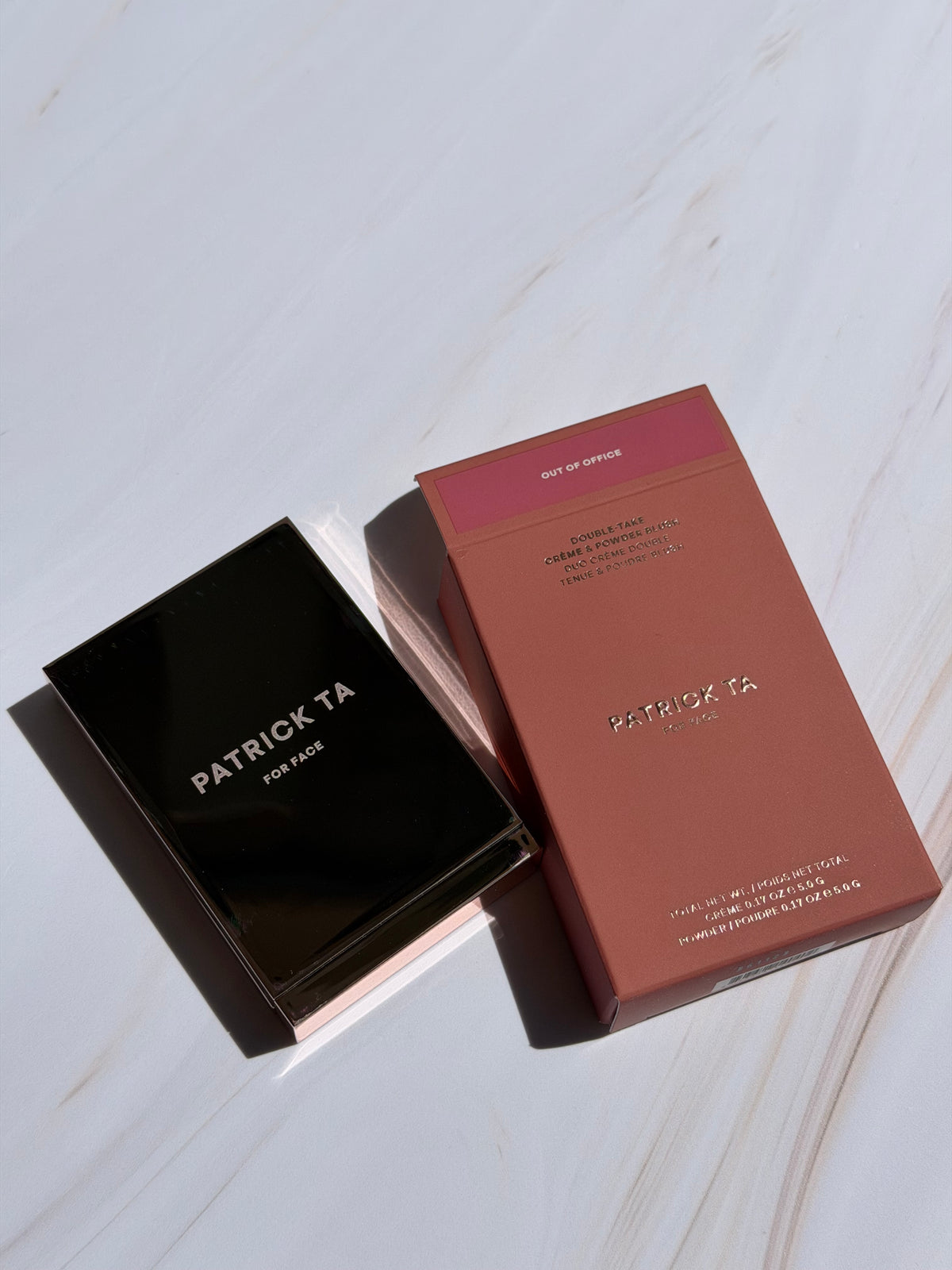 PATRICK TA-Major Headlines Double-Take Crème & Powder Blush Duo TONO- OUT OF OFFICE
