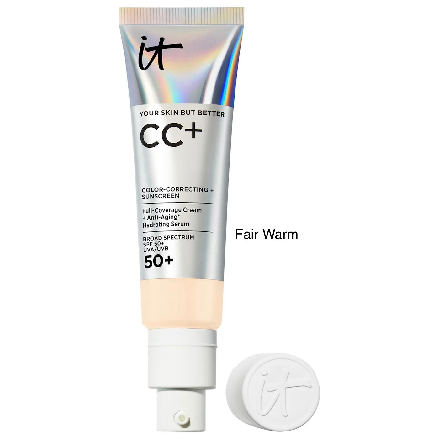 IT Cosmetics-CC+ Cream Full Coverage Color Correcting Foundation with SPF 50+