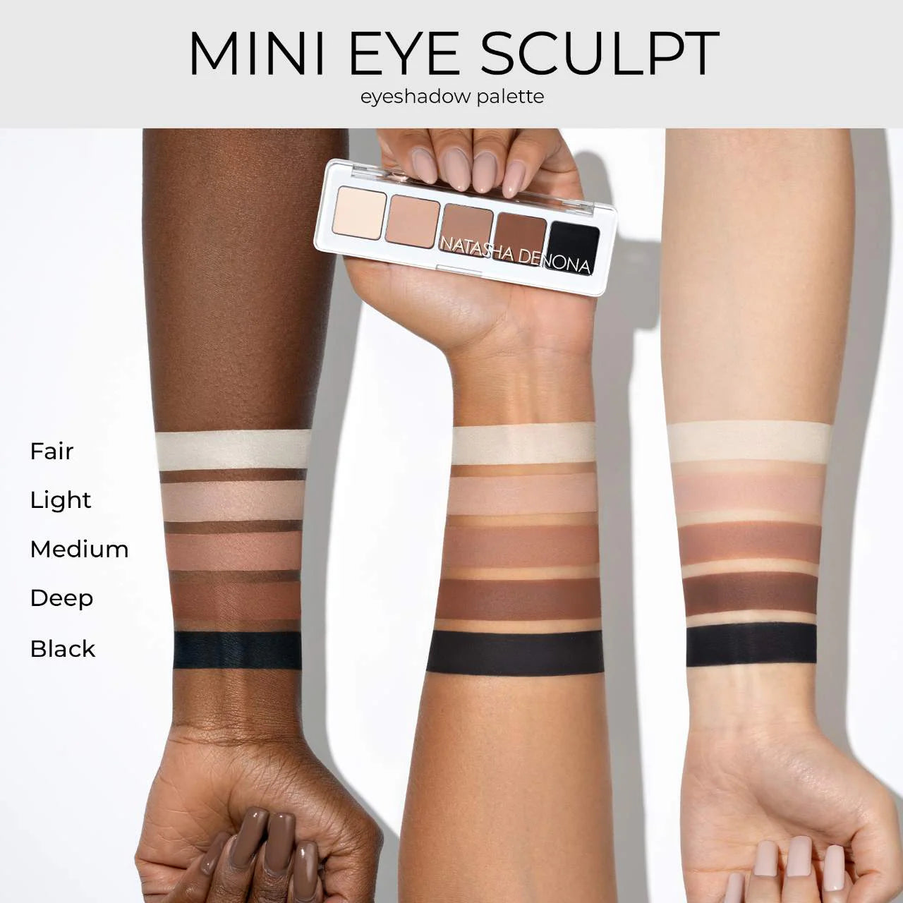 NATASHA DENONA-Mini Eye Sculpt Eyeshadow Palette-NEUTRAL