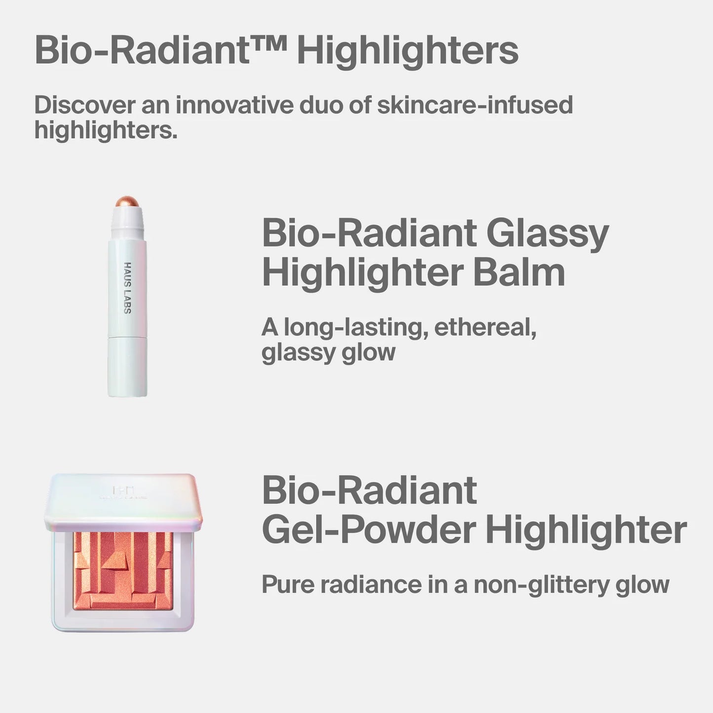 Haus Labs-Bio-Radiant™ Glassy Highlighter Balm
Tono-Glassy Pink Opal
