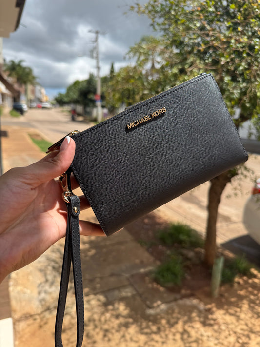 Phone Wallet Michael Kors Negra