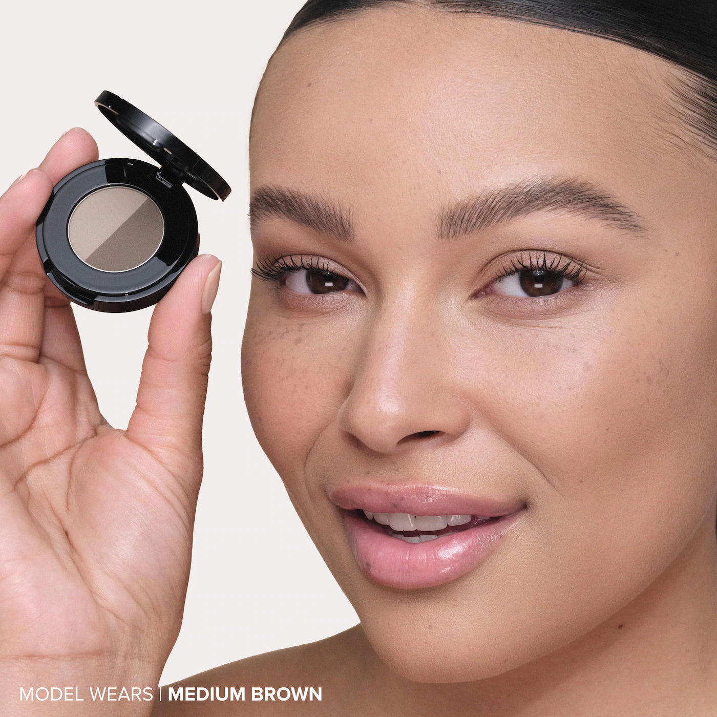 Anastasia Beverly Hills Brow Powder Duo Dual-Shade Powder Eyebrow Makeup Tono- DARK BROWN