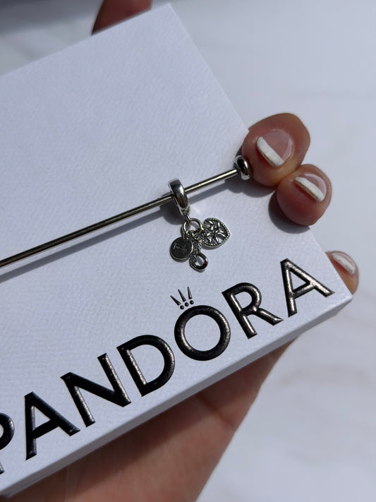 Charm Colgante Triple Infinito y Familia PANDORA