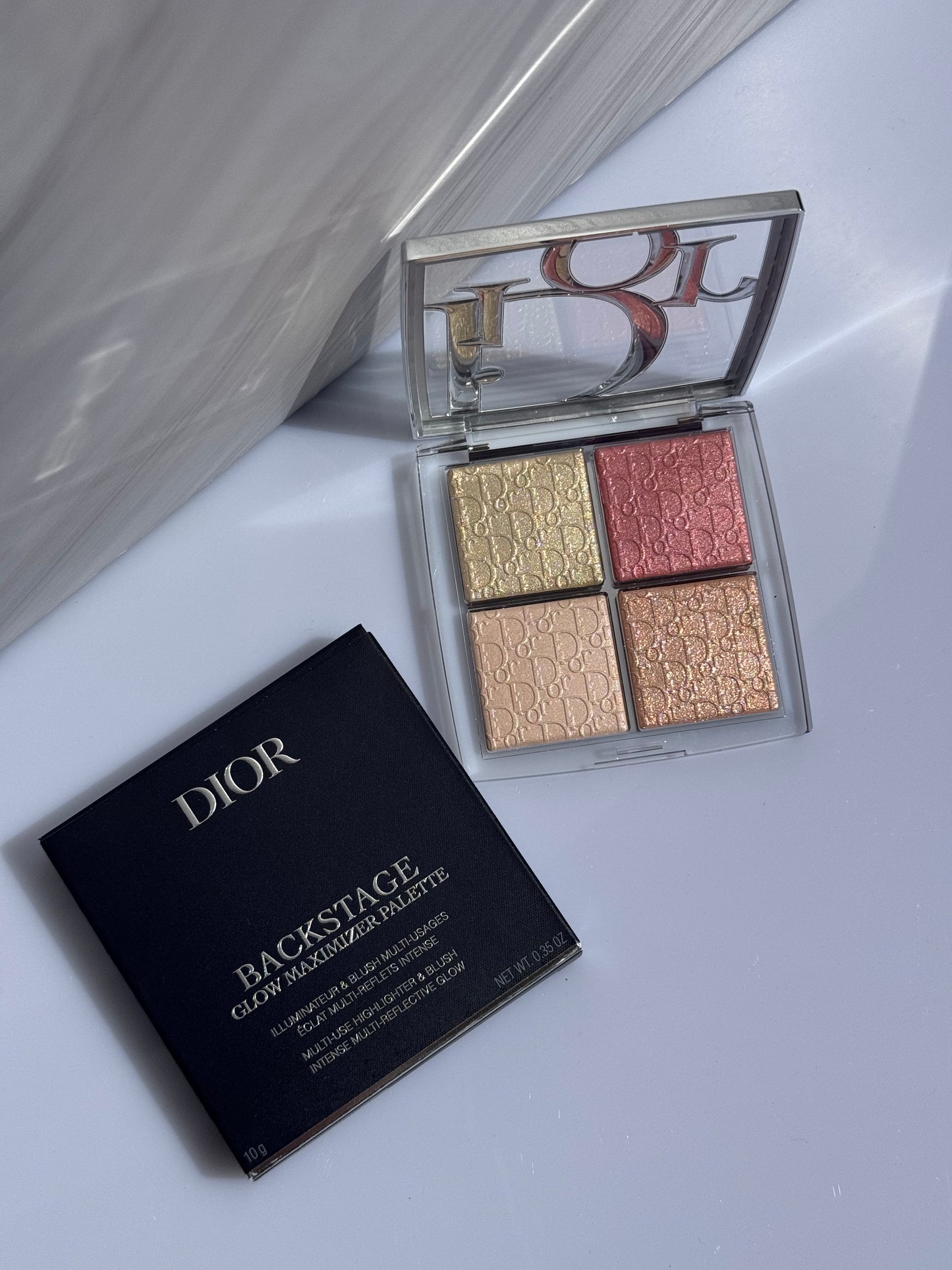 DIOR Backstage Glow Maximizer Face Palette - 004 Rose Gold Glow