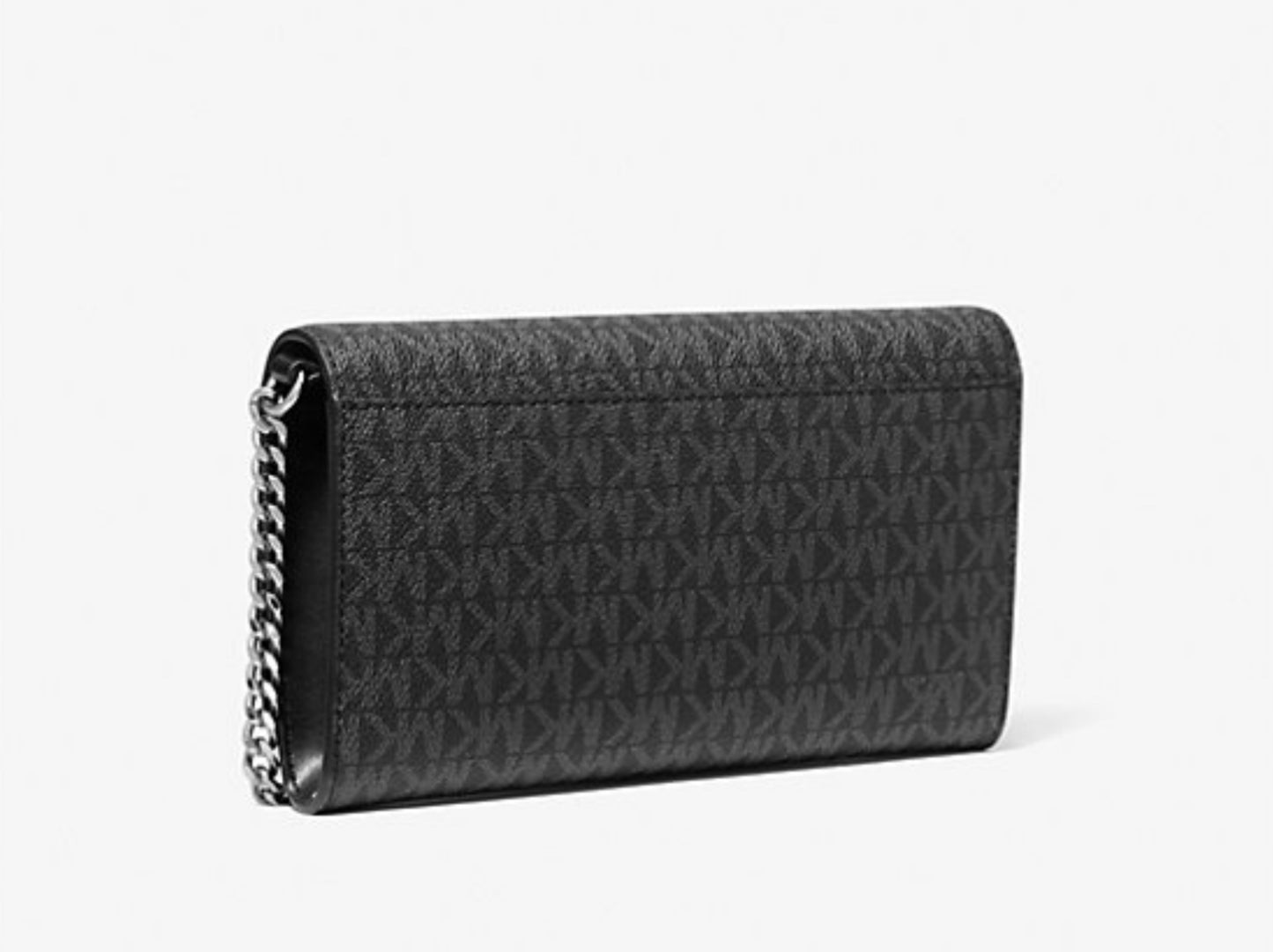 MICHAEL KORS OUTLET Carson Large Signature Logo Convertible Crossbody Bag NEGRA
