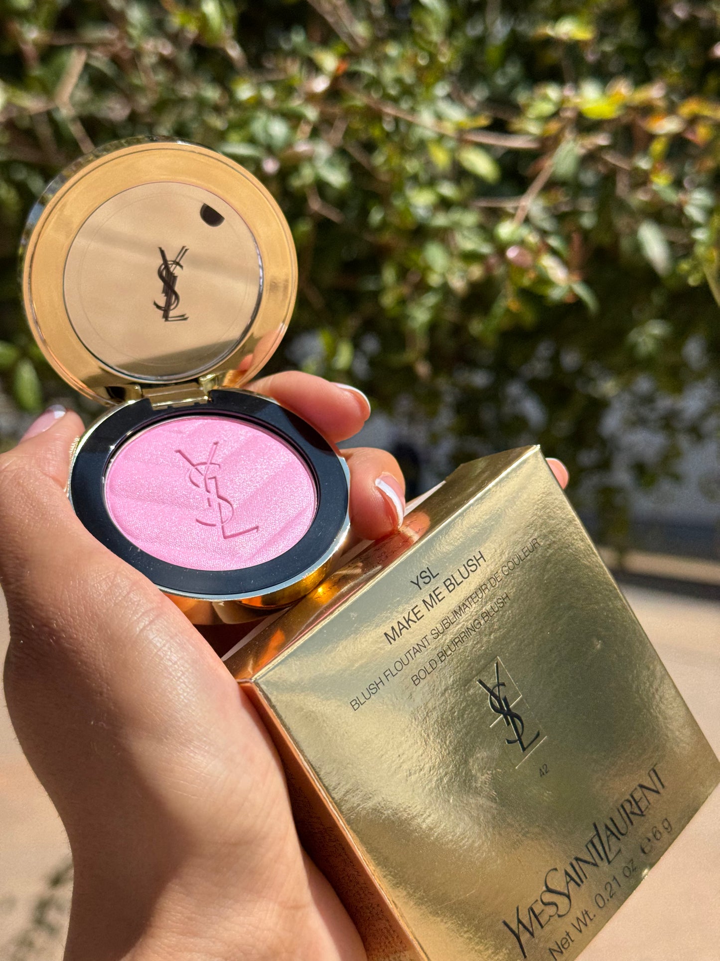 Yves Saint Laurent Make Me Blush 24H Buildable Powder Blush tono-  42 Babydoll Pink YSL
