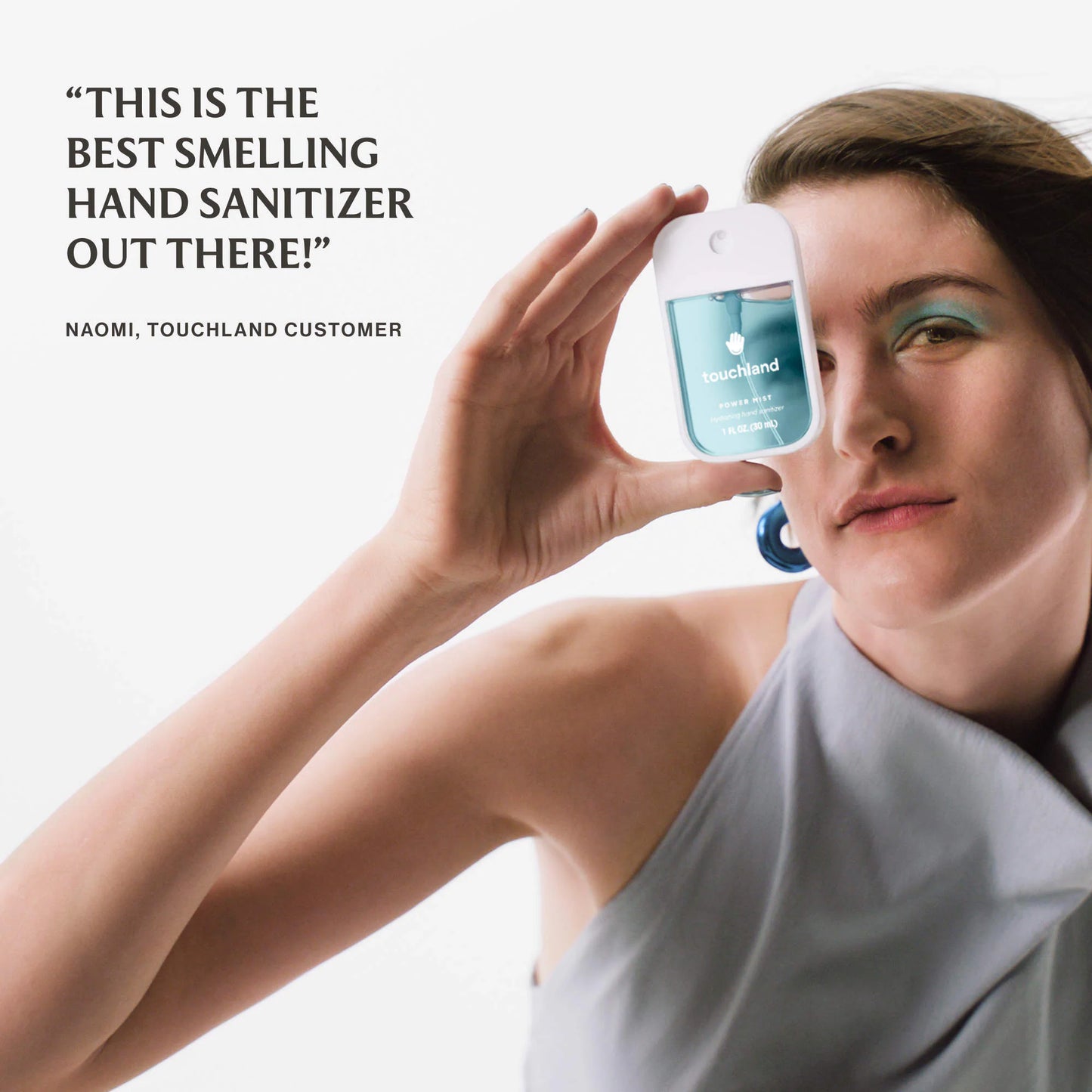 Touchland Power Mist Hydrating Hand Sanitizer- BLUE SANDALWOOD