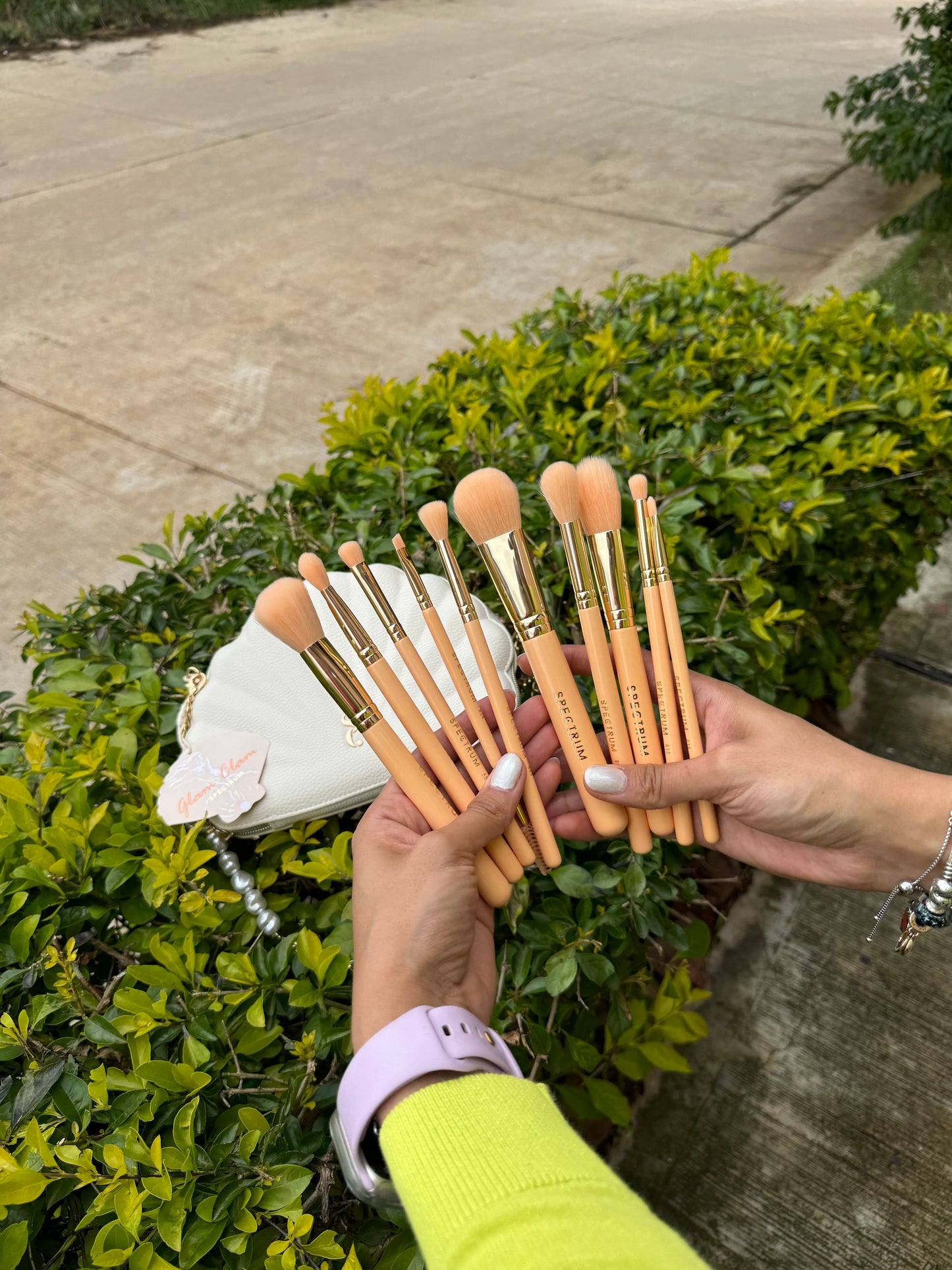 Glam Clam Brush Set 10- Piece Spectrum