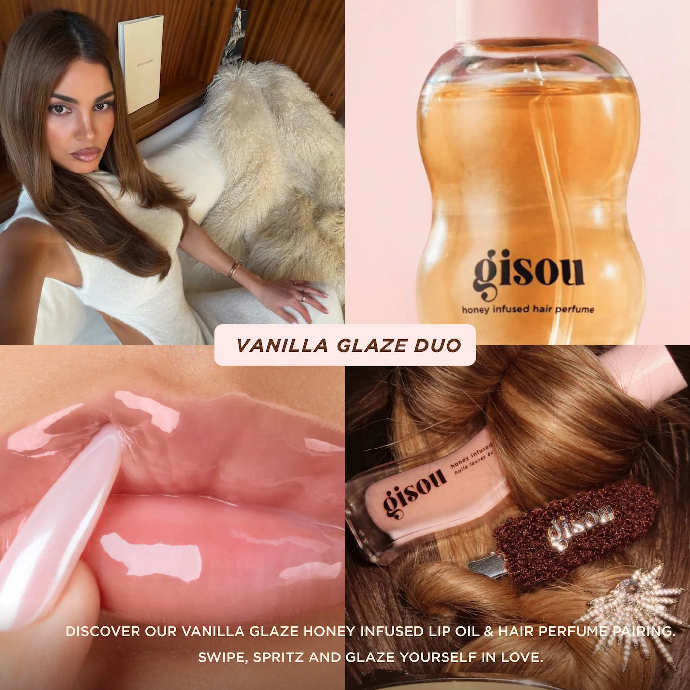 Gisou-Mini Honey Infused Hair Perfume in Vanilla Glaze