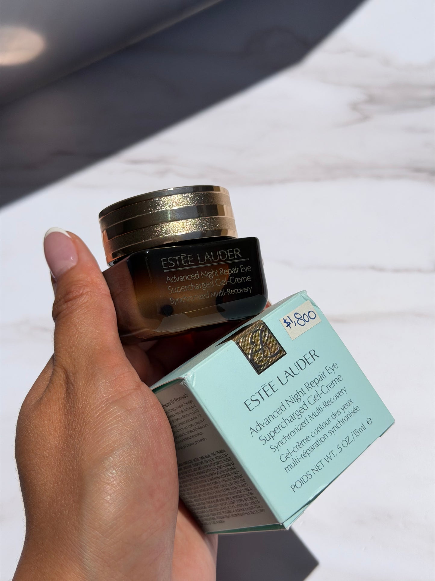 Estée Lauder-Advanced Night Repair Eye Supercharged Gel Eye Cream with Hyaluronic Acid and Vitamin E 15ml